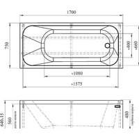 Ванна Radomir Прованс 170х75 1-01-0-0-1-193 - Превью изображения №7 — Интернет-магазин Time-Shop