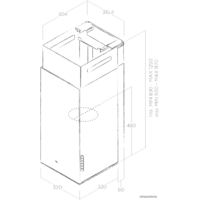 Кухонная вытяжка Elica Haiku IX/A/32 - Превью изображения №3 — Интернет-магазин Time-Shop