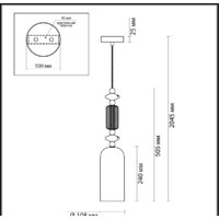 Подвесная люстра Odeon Light Candy 4861/1D - Превью изображения №2 — Интернет-магазин Time-Shop