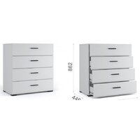 Империал Йорк 4ящ (белый жемчуг-белый глянец)