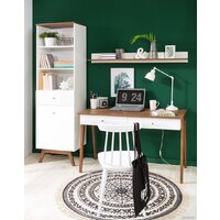 Стол Black Red White Heda BIU2S (белый/лиственница сибирская золотая) - Превью изображения №7 — Интернет-магазин Time-Shop