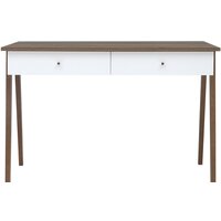 Стол Black Red White Heda BIU2S (белый/лиственница сибирская золотая) - Превью изображения №2 — Интернет-магазин Time-Shop