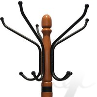 Вешалка для одежды Sheffilton SHT-CR12 920129 (светлый орех/черный/мрамор) - Превью изображения №2 — Интернет-магазин Time-Shop