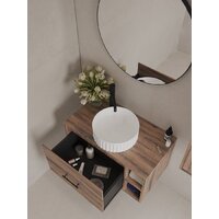  ЗОВ Тумба под умывальник Дион-Анталья 100 A100LOWC0 (дуб веллингтон) - Превью изображения №4 — Интернет-магазин Time-Shop