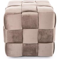 Пуфик Signal Casel Velvet (темно-бежевый) - Превью изображения №2 — Интернет-магазин Time-Shop