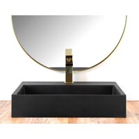 Умывальник Rea Goya 70 (черный) - Превью изображения №3 — Интернет-магазин Time-Shop