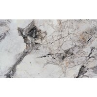 Готовая кухня ВерсоМебель Эко-7 1.2x2.6 правая (сумеречный голубой/дуб гранж песочный/ст.альберика) - Превью изображения №3 — Интернет-магазин Time-Shop