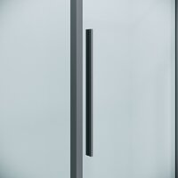 Душевая дверь Niagara Nova NG-34-11AGR 110x195 (графит/прозрачное стекло) - Превью изображения №2 — Интернет-магазин Time-Shop