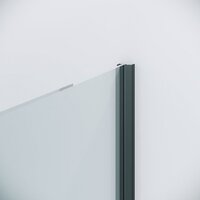 Душевая дверь Niagara Nova NG-34-11AGR 110x195 (графит/прозрачное стекло) - Превью изображения №6 — Интернет-магазин Time-Shop