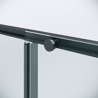 Душевая дверь Niagara Nova NG-34-11AGR 110x195 (графит/прозрачное стекло) - Превью изображения №4 — Интернет-магазин Time-Shop