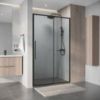 Душевая дверь Niagara Nova NG-34-11AGR 110x195 (графит/прозрачное стекло) - Превью изображения №7 — Интернет-магазин Time-Shop