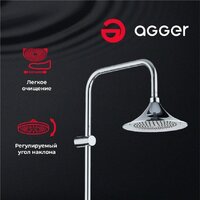 Душевая система  Agger Retro A1993500 - Превью изображения №5 — Интернет-магазин Time-Shop