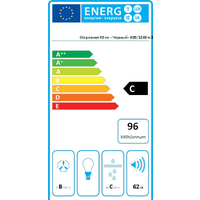 Кухонная вытяжка Falmec Luce Design Island 90 800 м3/ч (черный) - Превью изображения №3 — Интернет-магазин Time-Shop