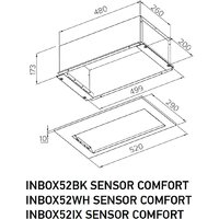 Кухонная вытяжка Meferi INBOX52WH Sensor Comfort - Превью изображения №14 — Интернет-магазин Time-Shop