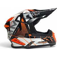 Мотошлем AIM RH855 Carbon Razor RH855R-DWR-XS (XS, белый/красный) - Превью изображения №5 — Интернет-магазин Time-Shop