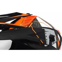 Мотошлем AIM RH855 Carbon Razor RH855R-DWR-XS (XS, белый/красный) - Превью изображения №8 — Интернет-магазин Time-Shop