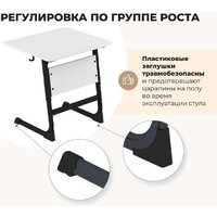 Парта Sheffilton SHT-T-TN14/5-7 (антрацит/береза) - Превью изображения №4 — Интернет-магазин Time-Shop