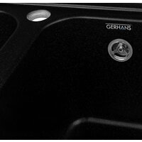 Кухонная мойка Gerhans C02 (оникс) - Превью изображения №5 — Интернет-магазин Time-Shop