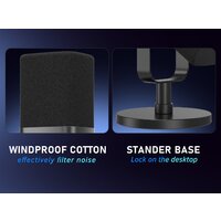 Проводной микрофон FIFINE AM8 (черный) - Превью изображения №8 — Интернет-магазин Time-Shop