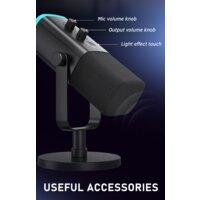 Проводной микрофон FIFINE AM8 (черный) - Превью изображения №11 — Интернет-магазин Time-Shop