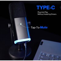 Проводной микрофон FIFINE AM8 (черный) - Превью изображения №4 — Интернет-магазин Time-Shop