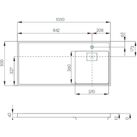 Умывальник Акватон Лондри 105 1A72223KLH010 - Превью изображения №4 — Интернет-магазин Time-Shop