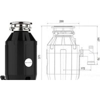 Измельчитель пищевых отходов Bone Crusher BC 910 - Превью изображения №2 — Интернет-магазин Time-Shop