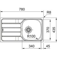 Кухонная мойка Franke Spark SKN 611-78/44 101.0712.225 - Превью изображения №2 — Интернет-магазин Time-Shop