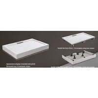 Душевой поддон WeltWasser TRS 12090 Stone-WT 120x90 - Превью изображения №3 — Интернет-магазин Time-Shop