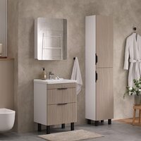  Volna Тумба под умывальник Lotty 60.2Y Миранда (латте, напольная) - Превью изображения №8 — Интернет-магазин Time-Shop