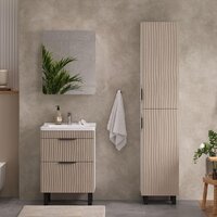  Volna Тумба под умывальник Lotty 60.2Y Миранда (латте, напольная) - Превью изображения №7 — Интернет-магазин Time-Shop