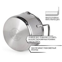 Кастрюля Fissman Fabia 5266 - Превью изображения №24 — Интернет-магазин Time-Shop