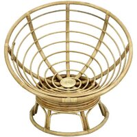 Кресло-качалка Garden Story Папасан Roker D110 вращающееся CV-18H (медовый/бежевый) - Превью изображения №5 — Интернет-магазин Time-Shop