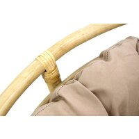 Кресло-качалка Garden Story Папасан Roker D110 вращающееся CV-18H (медовый/бежевый) - Превью изображения №6 — Интернет-магазин Time-Shop