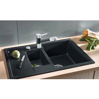Кухонная мойка Blanco Metra 6 S Compact 525925 (черный) - Превью изображения №2 — Интернет-магазин Time-Shop
