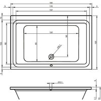 Ванна Riho Castello 180x120 (без ножек) - Превью изображения №2 — Интернет-магазин Time-Shop