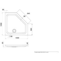 Душевой поддон Triton ПД29 100x100 - Превью изображения №2 — Интернет-магазин Time-Shop