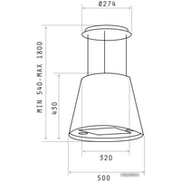 Кухонная вытяжка Elica Juno IX/F/50 [PRF0071970] - Превью изображения №3 — Интернет-магазин Time-Shop