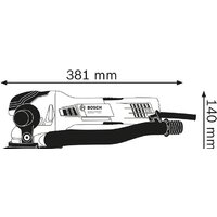 Эксцентриковая шлифмашина Bosch GET 55-125 Professional 0601257000 - Превью изображения №2 — Интернет-магазин Time-Shop