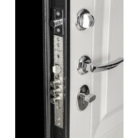 Металлическая дверь Guard Классика MG60 87х205 правая (черное серебро/белый ясень) - Превью изображения №5 — Интернет-магазин Time-Shop