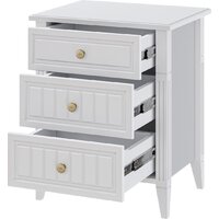 Комоды, тумбы Bravo Мебель Мэгги (белый снег/лак белый) - Превью изображения №2 — Интернет-магазин Time-Shop