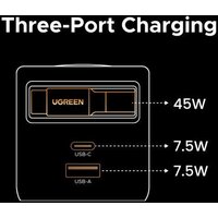Сетевое зарядное Ugreen X615 65825 - Превью изображения №5 — Интернет-магазин Time-Shop