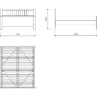 Кровать Mio Tesoro Сага 160x200 2.08.04.070.1 (белый) - Превью изображения №7 — Интернет-магазин Time-Shop