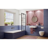 Стеклянная шторка для ванны Ambassador Bath Screens 16041209 80 - Превью изображения №4 — Интернет-магазин Time-Shop