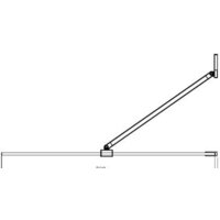Стеклянная шторка для ванны Ambassador Bath Screens 16041209 80 - Превью изображения №6 — Интернет-магазин Time-Shop