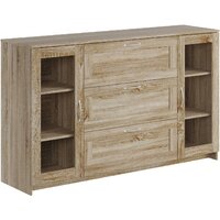 Mio Tesoro Сириус 2 двери со стеклом 156x95 2.02.03.370.3 (дуб сонома)