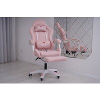 Игровое (геймерское) кресло Calviano 1584 (ткань, розовый) - Превью изображения №10 — Интернет-магазин Time-Shop