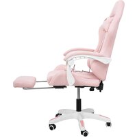 Игровое (геймерское) кресло Calviano 1584 (ткань, розовый) - Превью изображения №4 — Интернет-магазин Time-Shop