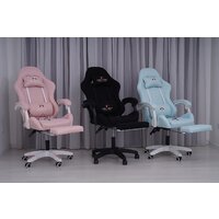 Игровое (геймерское) кресло Calviano 1584 (ткань, розовый) - Превью изображения №13 — Интернет-магазин Time-Shop