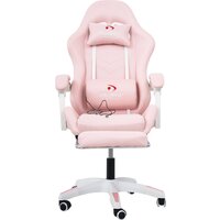 Игровое (геймерское) кресло Calviano 1584 (ткань, розовый) - Превью изображения №2 — Интернет-магазин Time-Shop